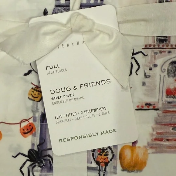 Halloween Doug & Friends Full Sheet Set - PB - Picture 3 of 4